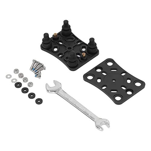 Qiilu Vibration Dampening Motorcycle Phone Mount, Bike Phone Holder Motorcycle Mobile Phone Holder Shock Absorber Phone Bracket Buffer Black For Motorcycle Bike Atv Utv #TOP7