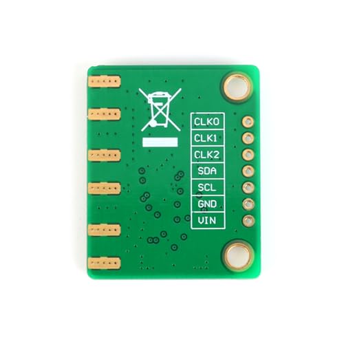 JESSINIE Si5351A 3-Channel Clock Signal Generator Module 8KHz-160MHz I2C Square Wave for DIY Projects and Electronics Kits 3-5VDC - Thumbnail 2