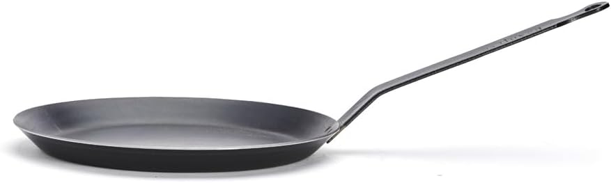 Swissmar de Buyer Black Carbon Steel Crepe Pan, 8.75", Gray