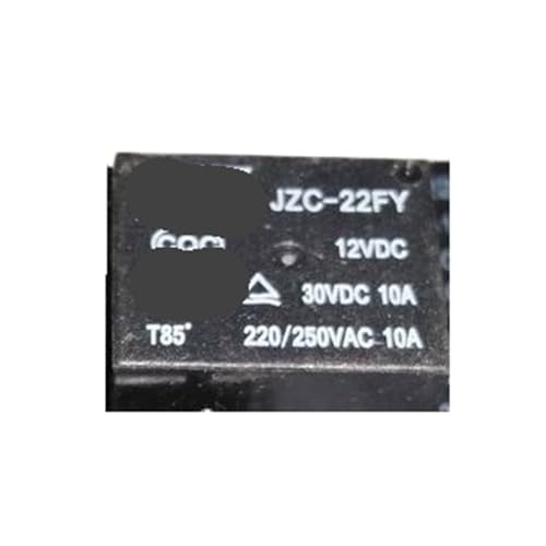 Relé JZC-22FY 12V CC ideal para reparar placas electrónicas de 5 pines