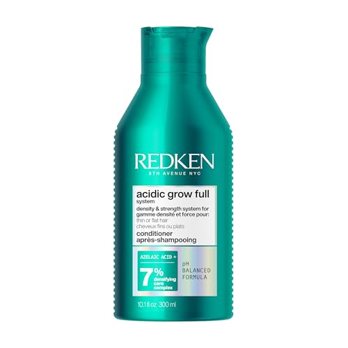 Redken Acidic Grow Full System Scalp and Hair Conditioner - Lightweight Conditioner for Thicker-Looking Hair and Hydrated Scalp, With Azelaic Acid