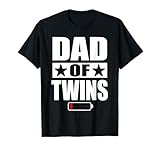 Cadeau fier pour papa de jumeaux garçons et filles de la part de fils, de filles ou de garçons et de filles pour père et papa