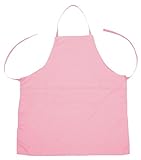 Petitebella Plain Color Polyester Kitchen Apron for Children (Pink)