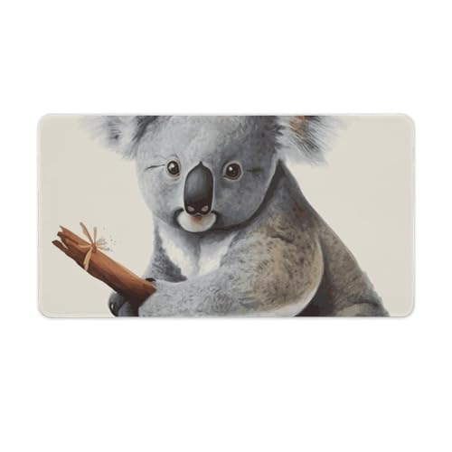Tapis de souris de jeu grand format koala pour organiser le bureau de la maison