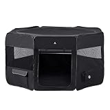 X-ZONE PET Portable Foldable Pet Dog Cat Playpen Crates Kennel/Premium 600D Oxford Cloth,Removable Z