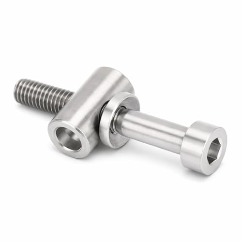 Alomejor M5x30/35/40mm Bolts for Bike Bicycle Seatpost Screw Seatpost Fixed Bolt Round Screw for Bicycle Seat Tube(M5x30-)