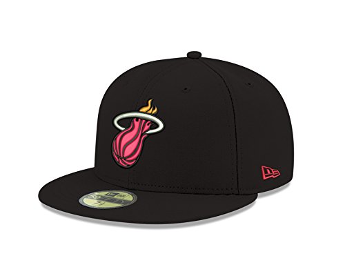NBA Herren Offizielles 59 Fifty Fitted Cap, 59fiffty Fitted Cap, schwarz, 7,5 – Ansicht 1