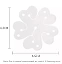 GRAND SHOP 12 Pcs Reusable Portable Flower Shape Balloon Clips Holder for Wedding Event Decorations Birthday Party Supplies(White)(Plastic) gallery image
