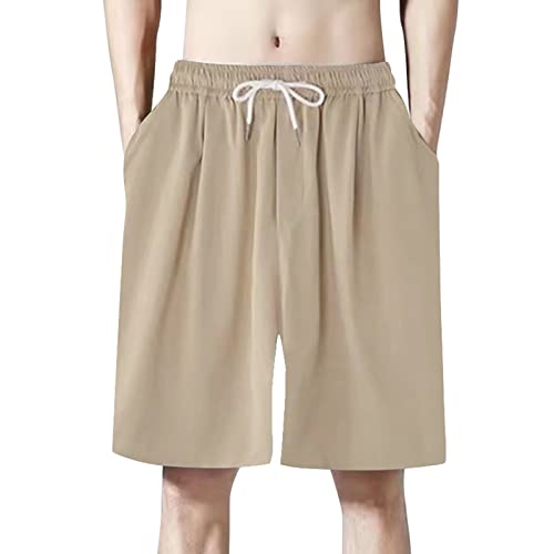 Pantalones Cortos Hombre Casual Verano Pantalon Corto Talla Grande Transpirables Pantalón Corto Deporte Moda Bermudas Trabajo Suave Shorts Deportiva Ligero Ropa Deportivos Correr Montaña Playa 2025