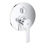Grohe Miscelatore Monocomando a 3 Vie con Deviatore, Grigio (Cromo) 24095001