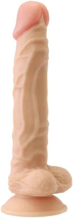 12 Inch Silicone Realistic Toy with Suction Base and Veins YN71309