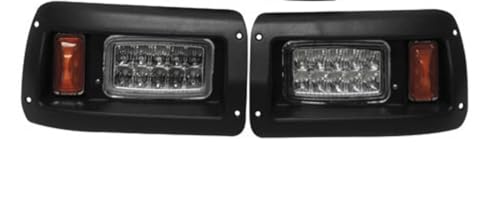 Golf Carts Universe LED Headlights For Club Car DS 1993+ Replacement Headlight 12v-48v
