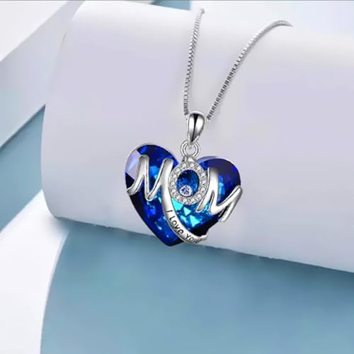 Collier pendentif amour maman anti-ternissement pour peau sensible