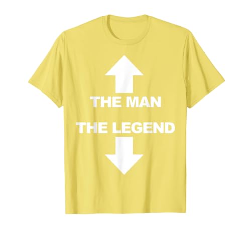 The man the Legend T-Shirt, Men, Lemon Yellow, Medium