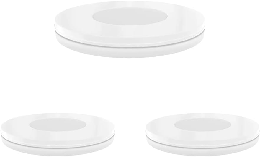 LEDMyplace 6.6W Magnetic LED Puck Lights with 12V DC Adaptor & Touch Dimmer, 3000K Warm White, 450 Lumens, ETL Listed, Under Cabinet Dimmable for Kitchen, Desk, Counter, Closet Pack of 3