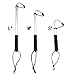 Telescopic Fishing Gaff with Super Sharp Spear Hook Lightweight Aluminium Alloy Hand with Soft EVA Nonslip Handle and Lanyard for Saltwater, Ice, Boat, Kayak Fishing, etc (Size L:19.3-47.3Iinch)