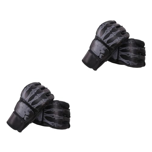BESTonZON 2 Pares Guantes de Profesionales Resistentes al Desgarro Guantes de Entrenamiento Transpirables para Kickboxing y Marciales para Hombres y Mujeres Gimnasio y Entrenamientos Fitness