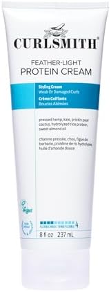 CURLSMITH Feather Light Protein Styling Cream for Curly Hair (8 oz)