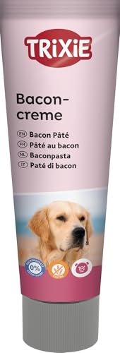 TRIXIE Baconcreme – Snackcreme für Hunde mit starkem Belohnungseffekt – ideal fürs Training und zur Medikamentengabe – 110 g – 31842
