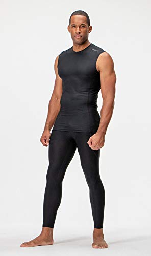 Image of DEVOPS 3 Pack Men's Athletic Compression Shirts Sleeveless