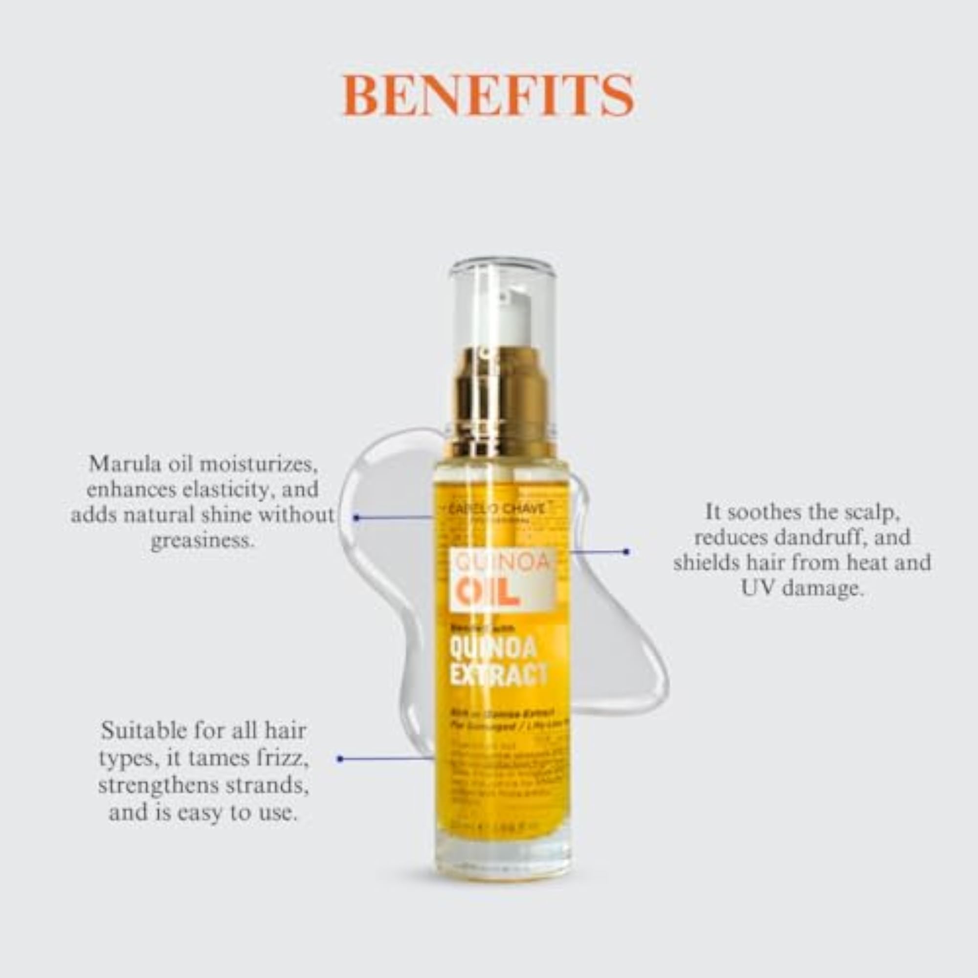 Professional Quinoa Hair Oil, Nourishing Treatment