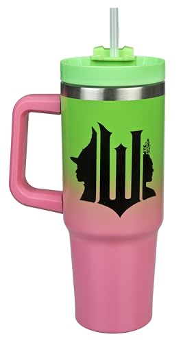 Undercover - Wicked Isolierbecher mit Strohhalm - 880ml Fassungsvermögen - Edelstahl Trinkbecher mit Handgriff - BPA frei