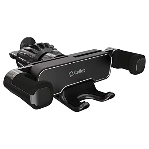 Cellet Car Phone Holder Mount, Gravity Car Phone Mount with Newest Air Vent Clip Auto Lock Hands Free Cell Phone Holder Mount for Car Compatible for iPhone 14 Pro Max Plus 13 12, Galaxy, Google Pixel Cover