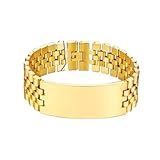 NGIAANBOA New 2026 Arrive Unisex Luxury Gents Watch Band Link Stainless Steel Rollie Bracelet For Men Chain Mens Decoration Jewelry With You Accessories Trendy Creative For Women And Men