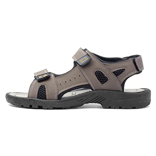 Red Fish Men's Brown Easy Fasten Sport Sandal - Size 10.5