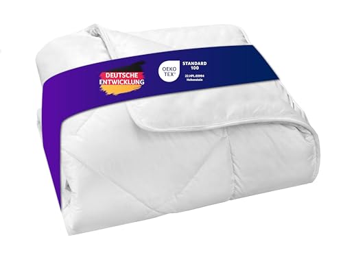 Traumnacht Kamelhaardecke, aus 100% Kamelhaar warme Winterdecke, 155 x 220 cm, weiß, Öko-Tex zertifiziert, produziert nach deutschem Qualitätsstandard