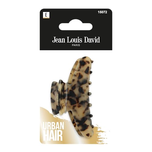 JEAN LOUIS DAVID - Fermaglio per capelli, a forma di luna, in acetato, ultra trendy, grande modello 8 cm, colore casuale