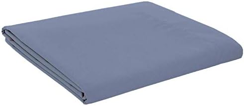 R&Z Plain Luxuary Polycotton Flat Sheets Single, Double, King, S King (White, Single)