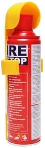 BANIAMART 500ml Fire Extinguisher Spray with Mounting Stand | Portable &amp; Compact Fire Safety Spray for Car, Taxi, Vehicle,...