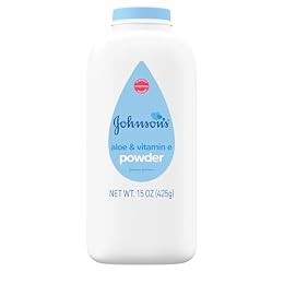 Johnson's Baby Powder with Cornstarch, Aloe & Vitamin E, 15 oz