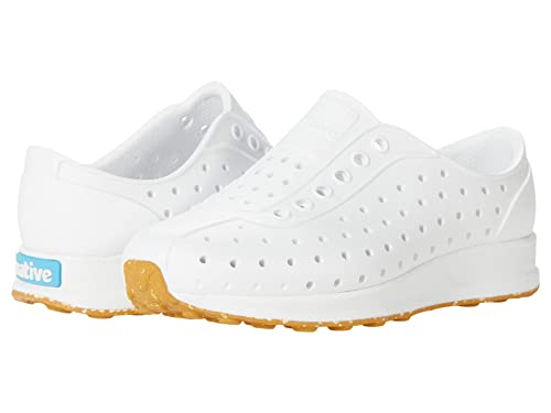 Native Shoes Kids Robbie Sneakers For Little Kids Offers Synthetic Insole, Slip-On Closure, And Free Friendly Step Shell White/Shell White/Mash Speckle Rubber 11 Little Kid M #TOP5