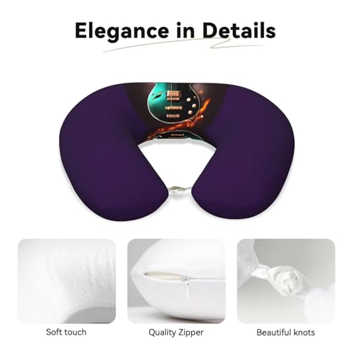 Almohada cuello en U de espuma viscoelástica 25 cm miniatura 4