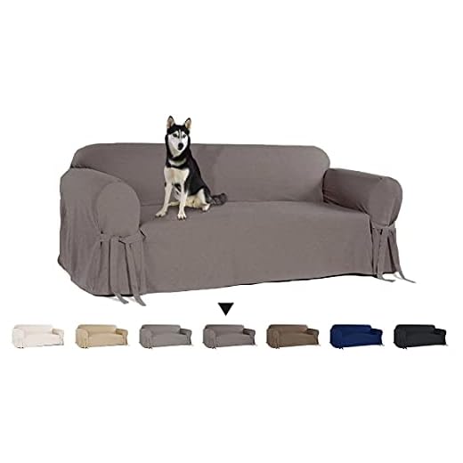 Capa para Sofá de 4 lugares em Gorgurão Proteção Lisa Resistente Sala de Estar Lar Kids Pet Gato Cachorro (Cinza grafite)