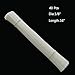 40 Pcs 16-Inch Length White HDPE Plastic Welding Rod,1/8