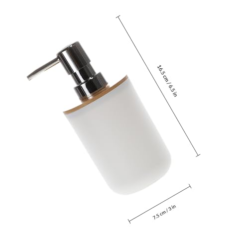 Set de accesorios para baño blanco con diseño compacto minimalista 3