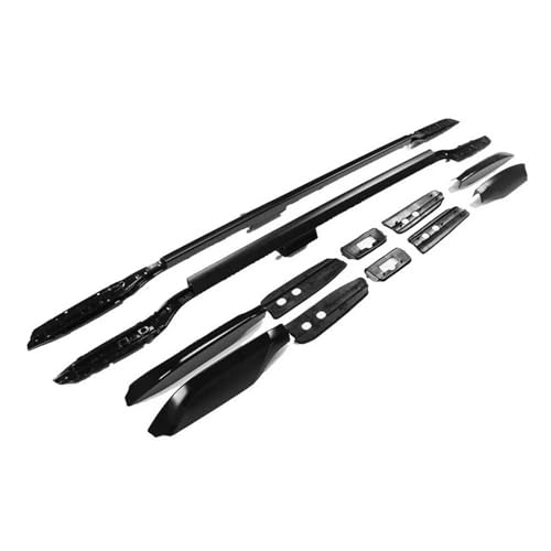 Barras portaequipajes Land Cruiser Prado LC150 J150 acabado negro de alta resistencia