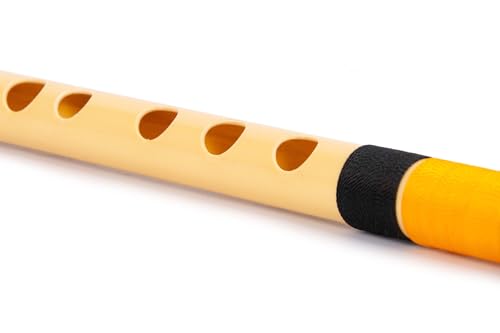 Image of Radhe Flutes PVC Fiber G Sharp Bansuri - Higher Octave, Right-Handed Professional Flute for Beginners, Students, Hobbyists & Stage Performers, Durable & Crack-Resistant
