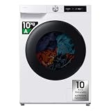 Samsung Lavasciuga AI Control F-WT106U94BE3M Libera Installazione, 10/6 Kg, Wifi, Cassetto Ecodosatore, AI Energy Mode, AcquaSave, Vapore, Carica Frontale, 60l x 85h x 59p cm