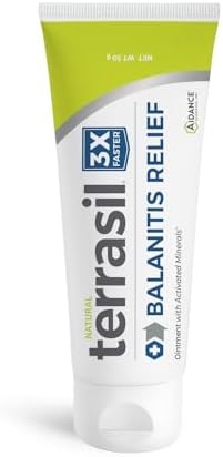 terrasil Balanitis Relief, Balanitis Treatment for Men, Soothing Foreskin Cre...