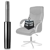 Zourglow Pistone Sedia Ufficio, Pistone a Gas di Ricambio Classe 4, Universal, 1000 LBS (450 kg), Molla a Gas Regolabile di Ricambio per Sedie Girevoli, Pistone Sedia Gaming Nera (245-345mm)