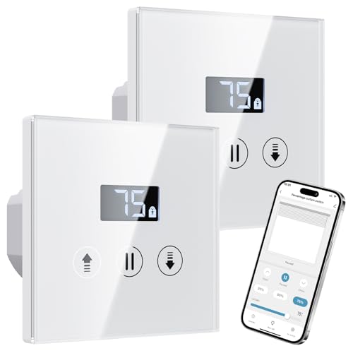 2 Pack Interruttore tapparella collegato con display LCD