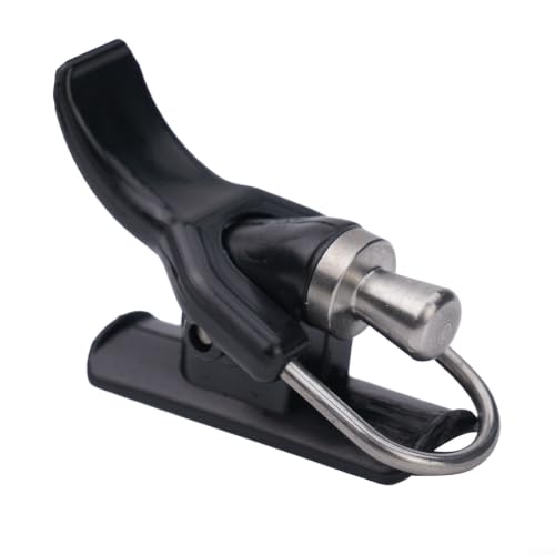 Sea Fishing Finger Casting Trigger Clip - Fixed Spool Thumb Button Aid for Shore Beach Mackerel - Anti Friction Coated Steel 65x25mm