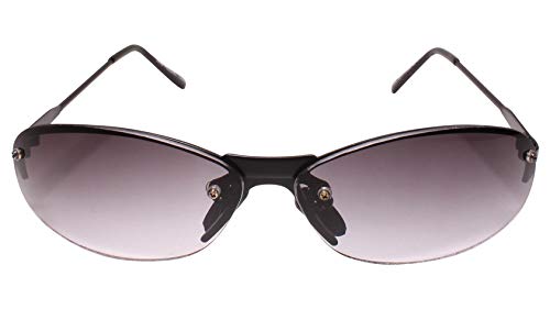 Vintage Dead-Stock Semi Rimless 80s 90s Frame Oval Sunglasses2