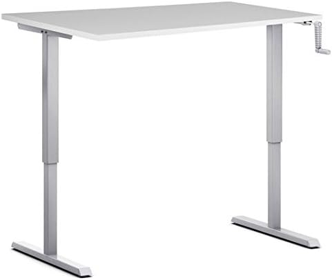 Sit Stand Desk S210, size 140 x 80 cm, Worktop White