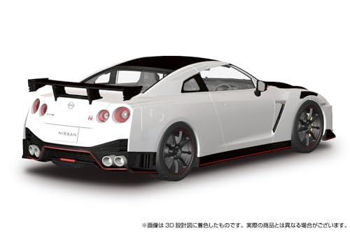 Aoshima Nissan R35 GT-R Nismo Edición Especial 2022 (Blanco Perla) Kit de Modelo a Escala 1:24 miniatura 5