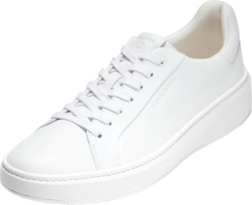 Cole Haan Men's Grandpro Topspin Sneaker, Optic White, 8 Wide - Image 2